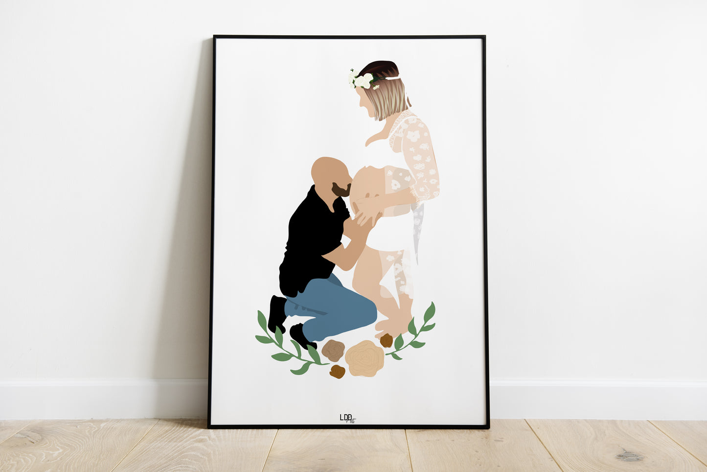 Illustration minimaliste d’après photo(s)