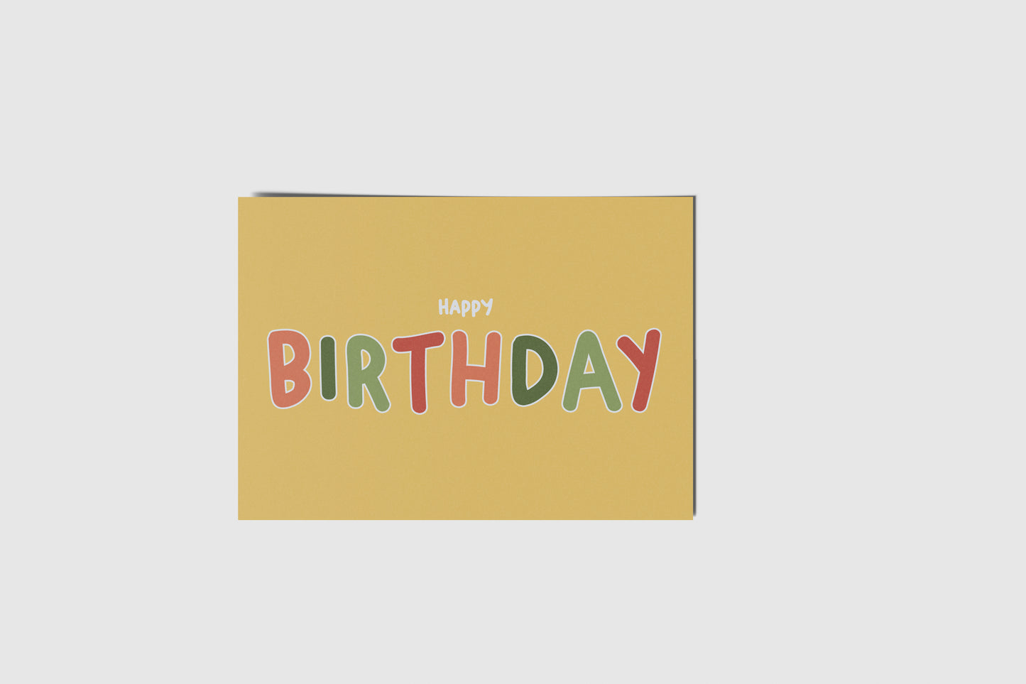 Carte Happy birthday