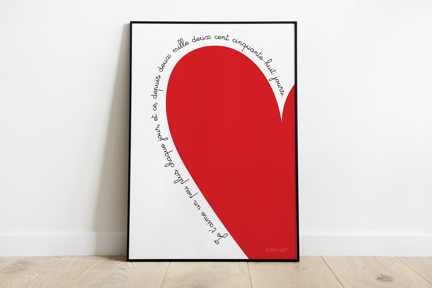 Illustration coeur d'amour