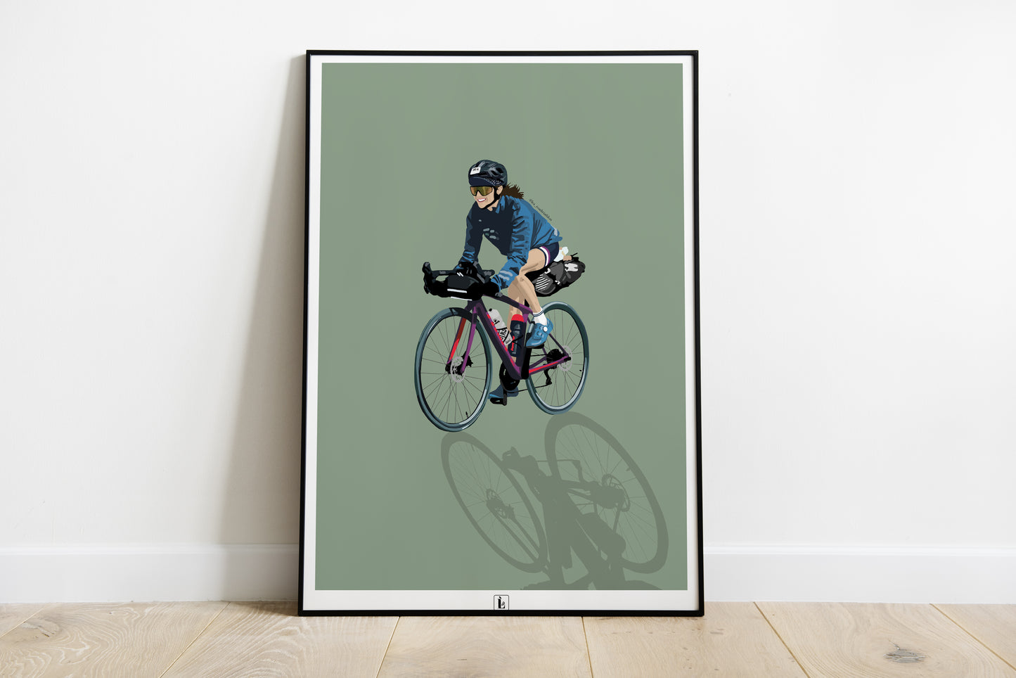 Illustration cyclisme d’après photo(s)