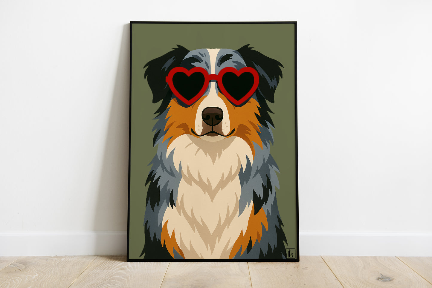 Illustration Dog Love