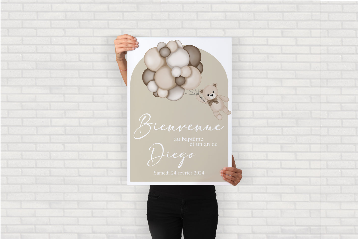 Poster Bienvenue Ourson