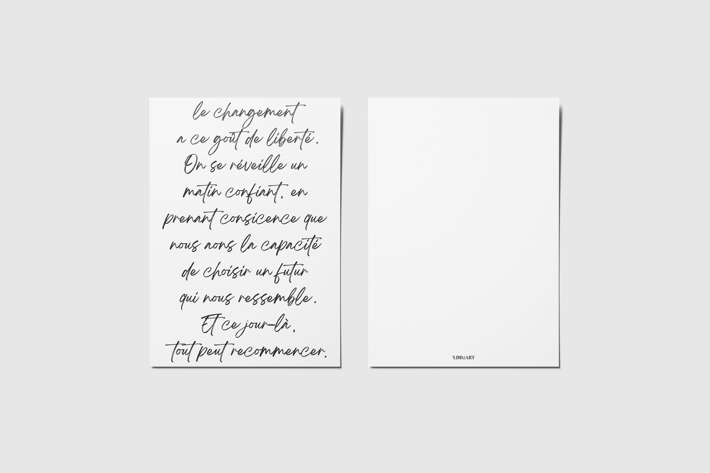 Illustration "Pensée Positive : Tout peut recommencer"