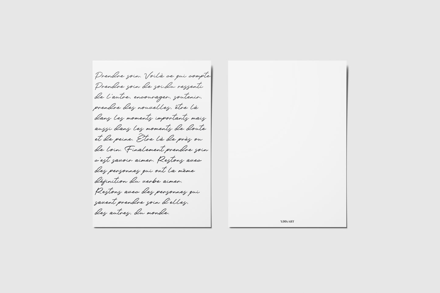 Illustration "Pensée Positive : Prendre soin "