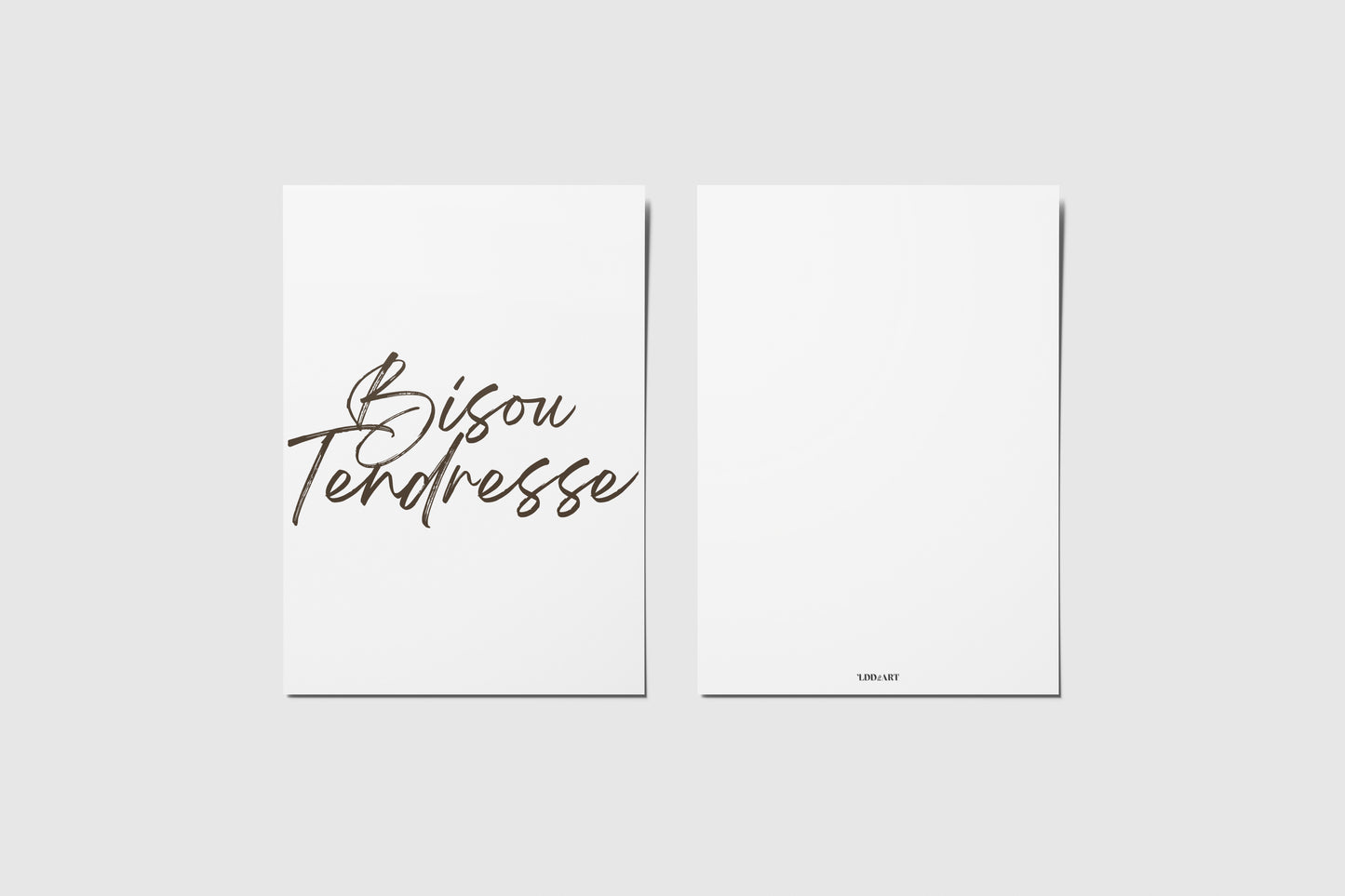 Illustration "Pensée Positive : Bisou Tendresse "