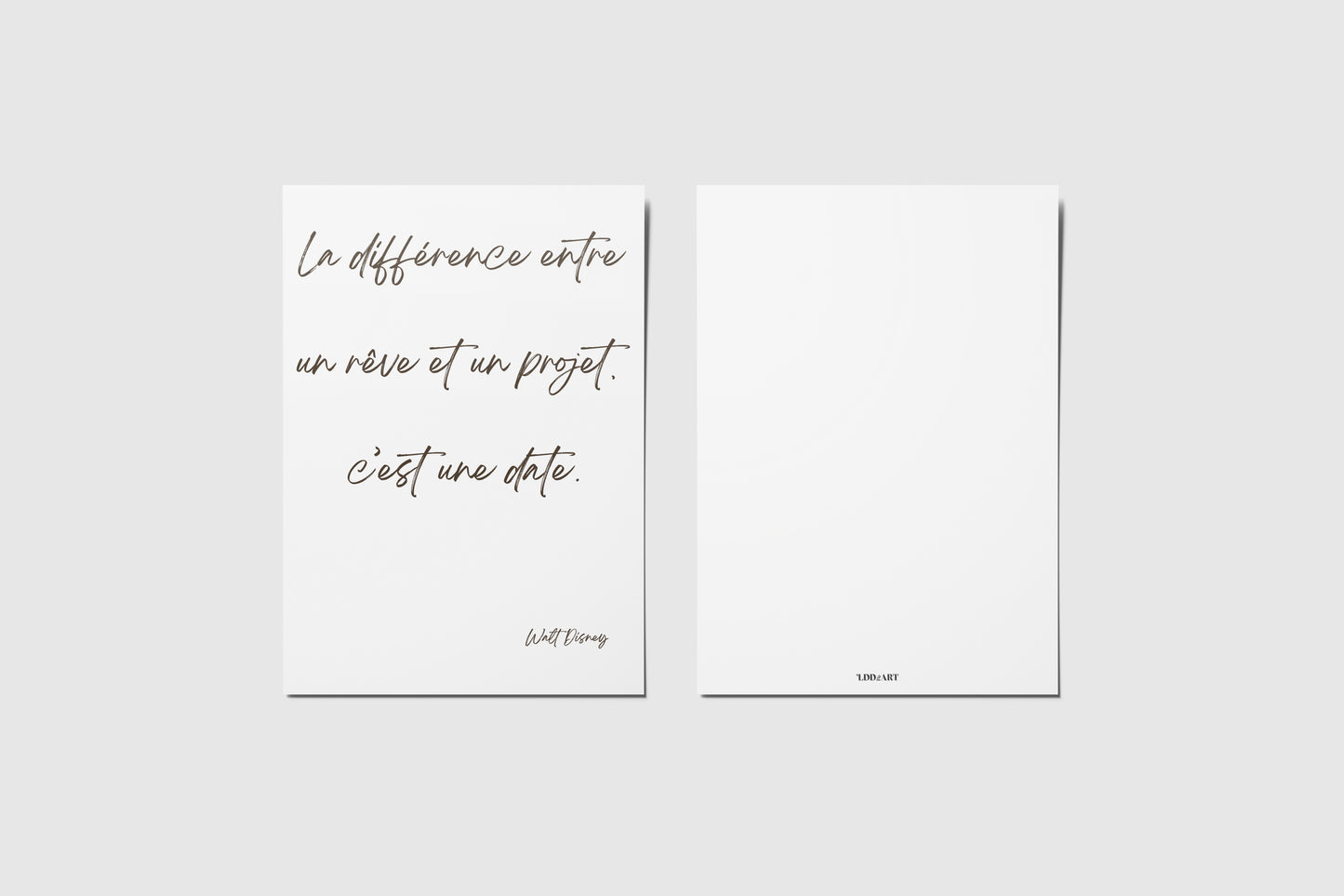Illustration "Pensée Positive : Un rêve et un projet "