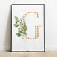 Illustration Lettre fleurie