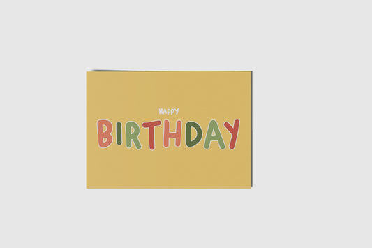 Carte Happy birthday