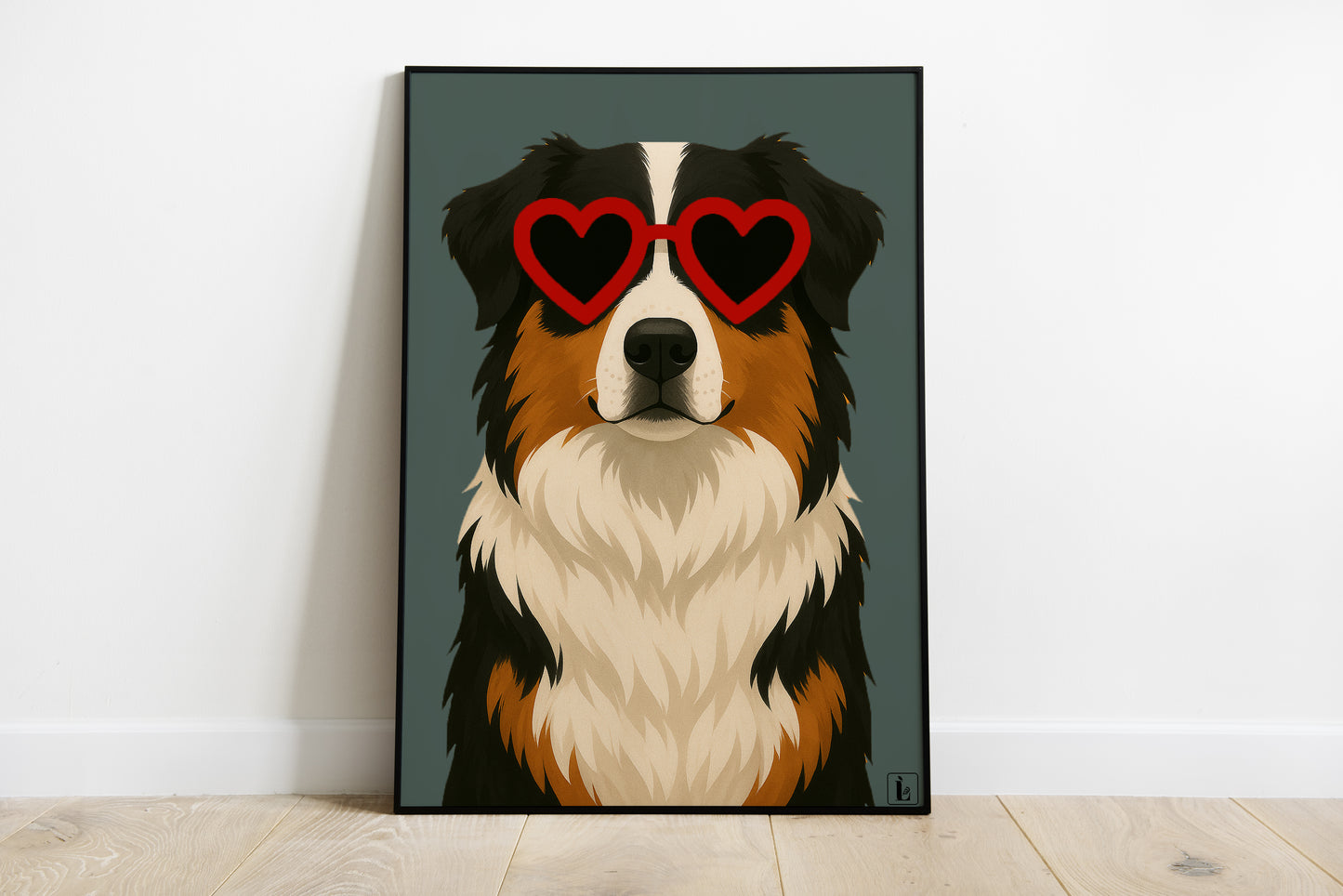 Illustration Dog Love