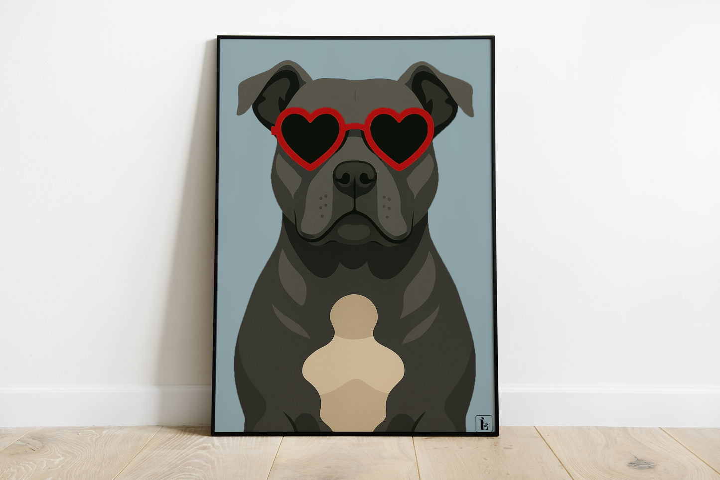Illustration Dog Love