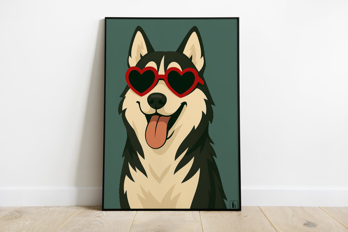 Illustration Dog Love