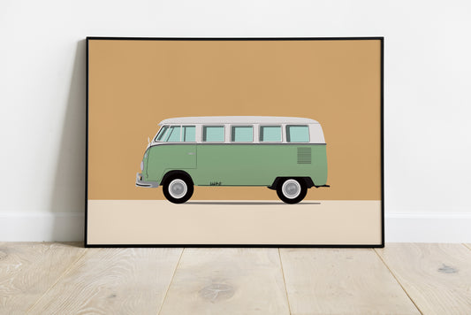 Illustration Van Volkswagen