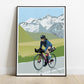 Illustration cyclisme d’après photo(s)