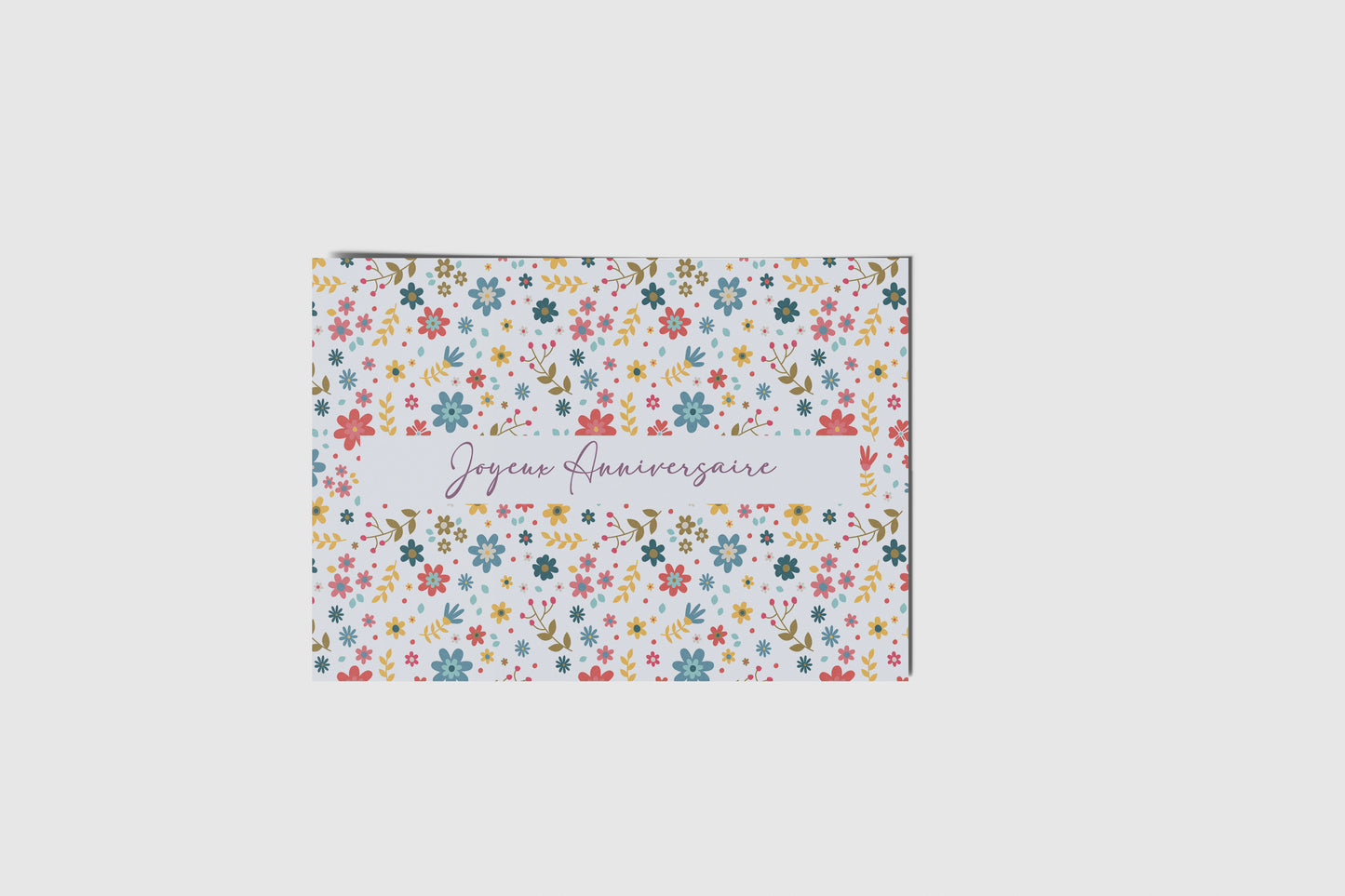 Carte joyeux anniversaire liberty