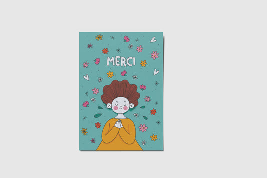 Carte Merci fillette